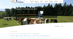 Desktop Screenshot of ic-sante-animale.com